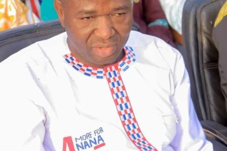 kennedy agyapong is campaigning for NDC….. Chairman Samba